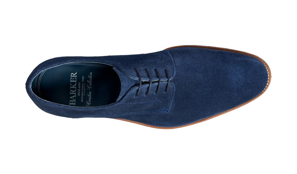 Max - Navy Suede | Mens Derby Shoes 
