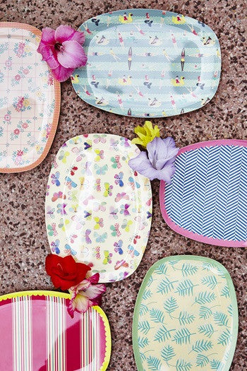 Rice Dk | Melamine Rectangular Tray Sailor Stripe Print