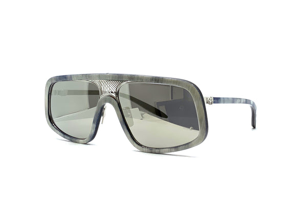 Maybach Eyewear - The Creator I (Platinum/Ocean Blue White Marbled)