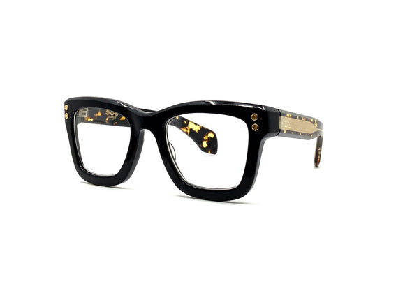 Hoorsenbuhs Eyeglasses - Model I (Black/Tortoise Temples)