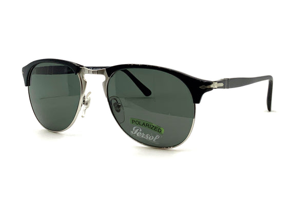 Persol - 8649 [53] (Black-Silver/Polarized Green)