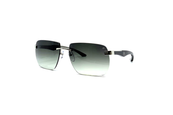 Maybach Eyewear - The Artist Sun I (Platinum/Walnut Burr Anthracite/Grey Vavona)