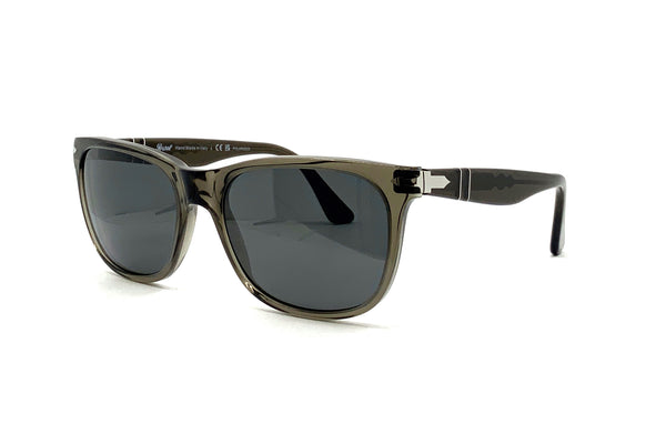 Persol - 3291-S [57] (Transparent Taupe Grey/Polarized Black)