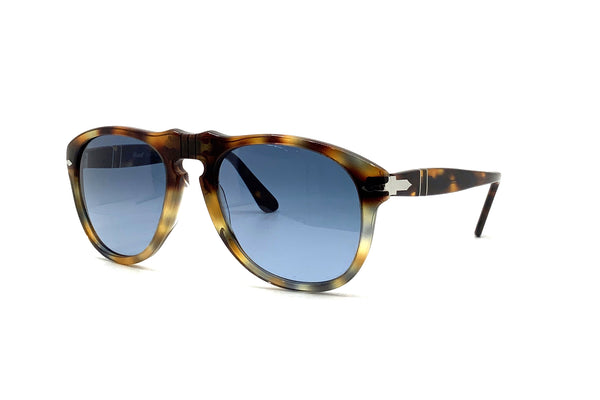 Persol - 649 [54] (Tortoise Spotted Brown/Azure Gradient Blue)