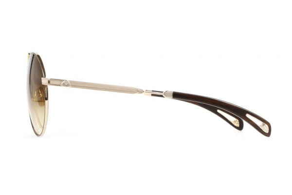 Maybach Eyewear - The Lineart I (Champagne Gold/Black/Ebony Velvet)