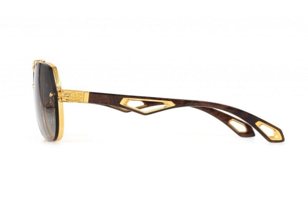 Maybach Eyewear - The King I (Gold/Walnut Burr/Ebony)