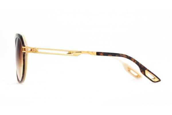 Maybach Eyewear - The MC II (Gold/Dark Amber/Vanilla)