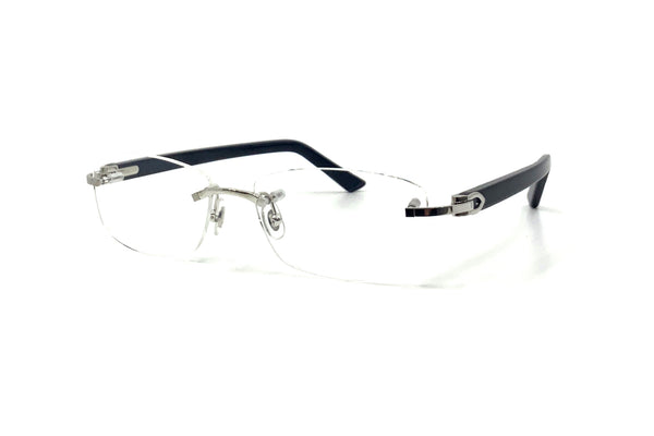 cartier ct0048o 003 black rimless eyeglasses