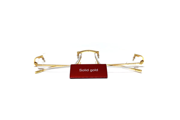 solid gold cartier glasses