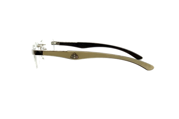 Maybach Eyewear - The Artist III (Platinum/White Burr/Silver/Mother-of-Pearl/Ebony) (LIMITED EDITION)