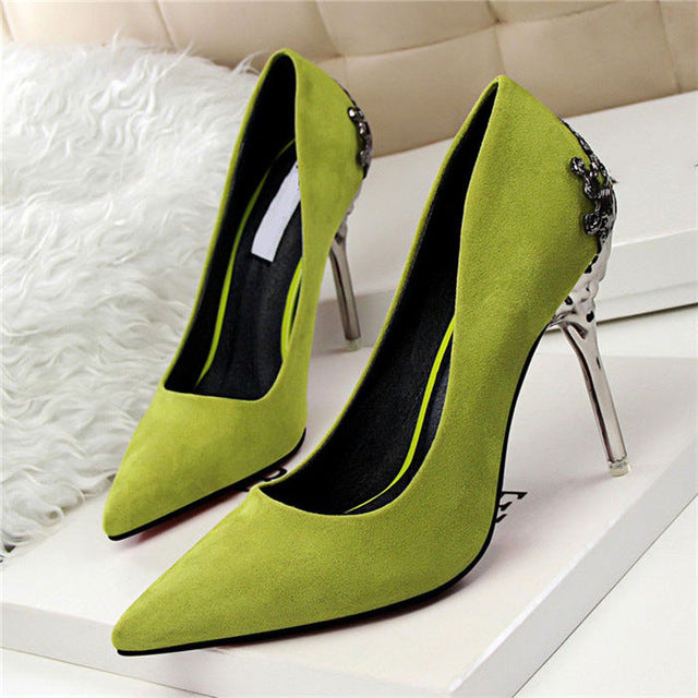 green party shoes