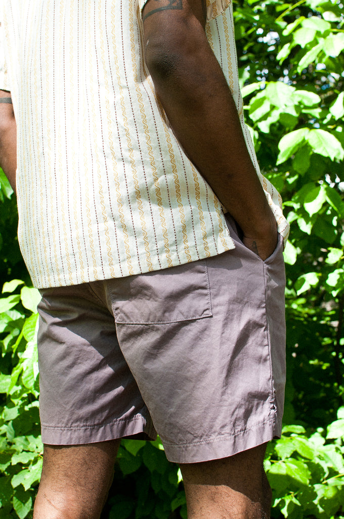 Save Khaki United Light Twill Easy Short Plum at shoplostfound 3