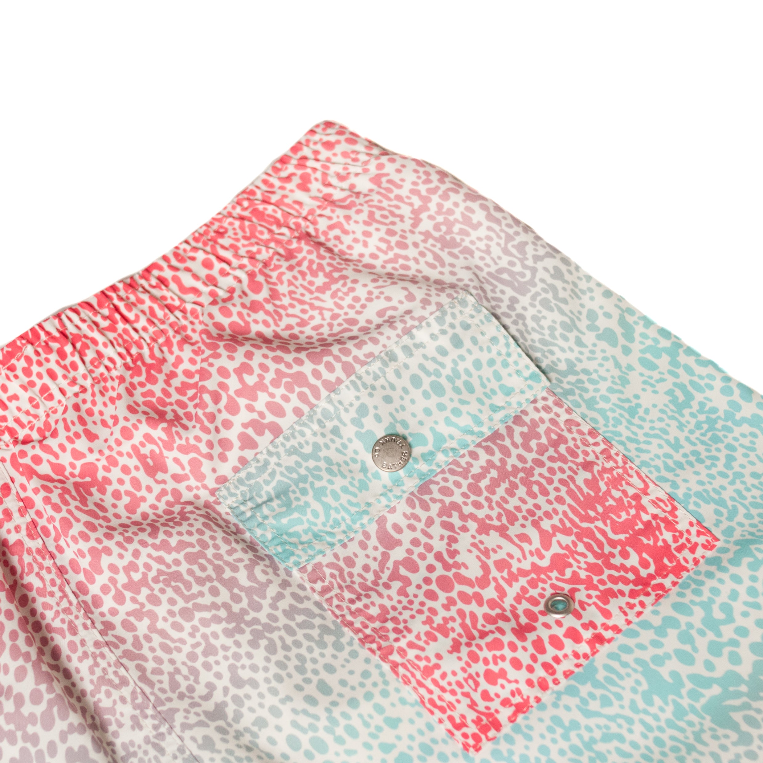 Bather Blue Gradient Cheetah Swim Trunk