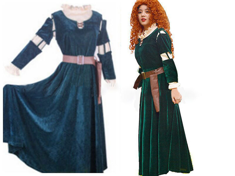 merida cosplay dress