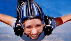 Carin sky diving