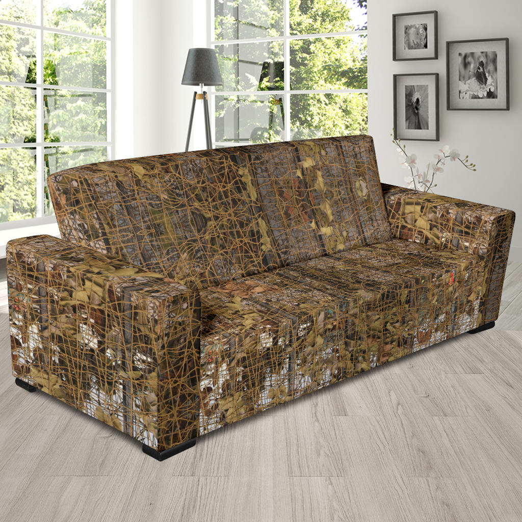 Camouflage Realtree Pattern Print Design 01 Sofa Slipcover – LOOKKUN