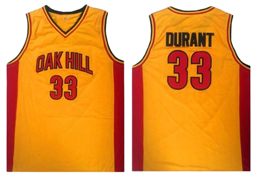 kevin durant high school jersey