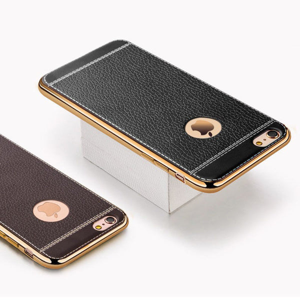 TPU Leather Effect Case for iPhone 5/6/7, Samsung S6/7
