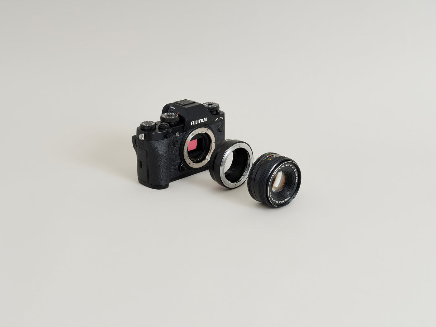 Konica AR Lens Mount to Fujifilm X Camera Mount