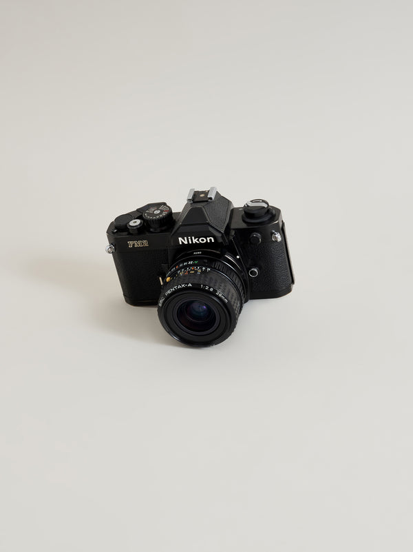 Pentax K Lens Mount to Nikon F Camera Mount (with Optical Glass)