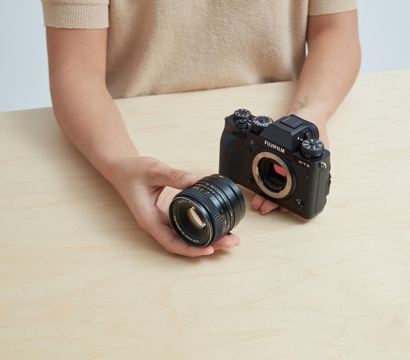 Konica AR Lens Mount to Fujifilm X Camera Mount