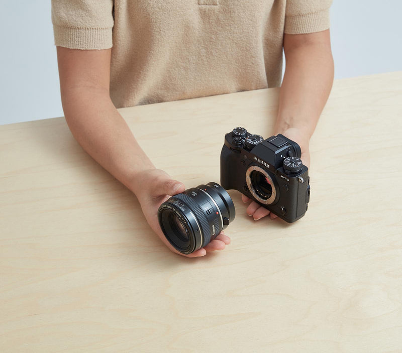 Canon (EF/EF-S) Lens Mount to Fujifilm X Camera Mount