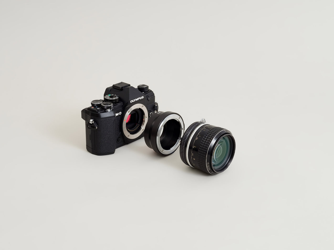 Nikon F Lens Mount to Micro Four Thirds (M4/3) Camera Mount