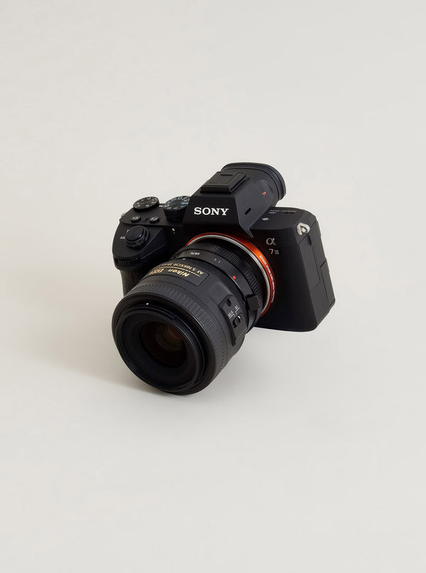 Nikon F (G-Type) Lens Mount to Sony E Camera Mount