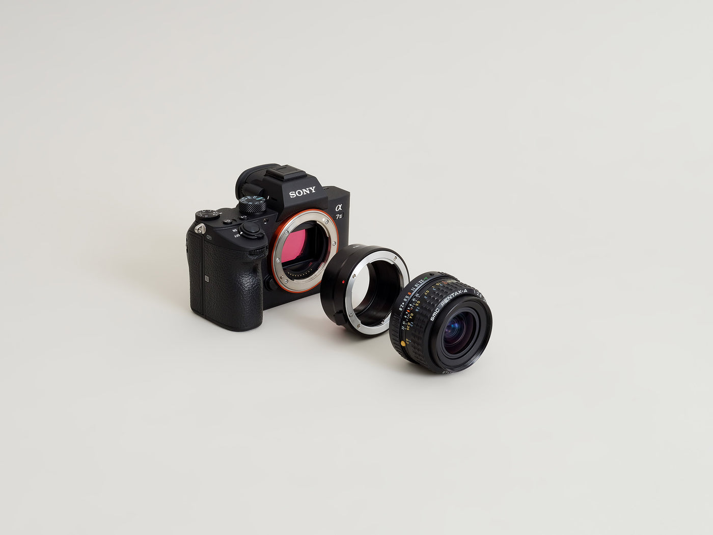 Pentax K Lens Mount to Sony E Camera Mount