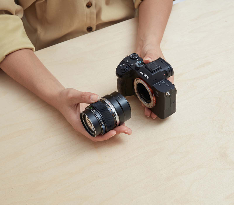 Olympus OM Lens Mount to Sony E Camera Mount