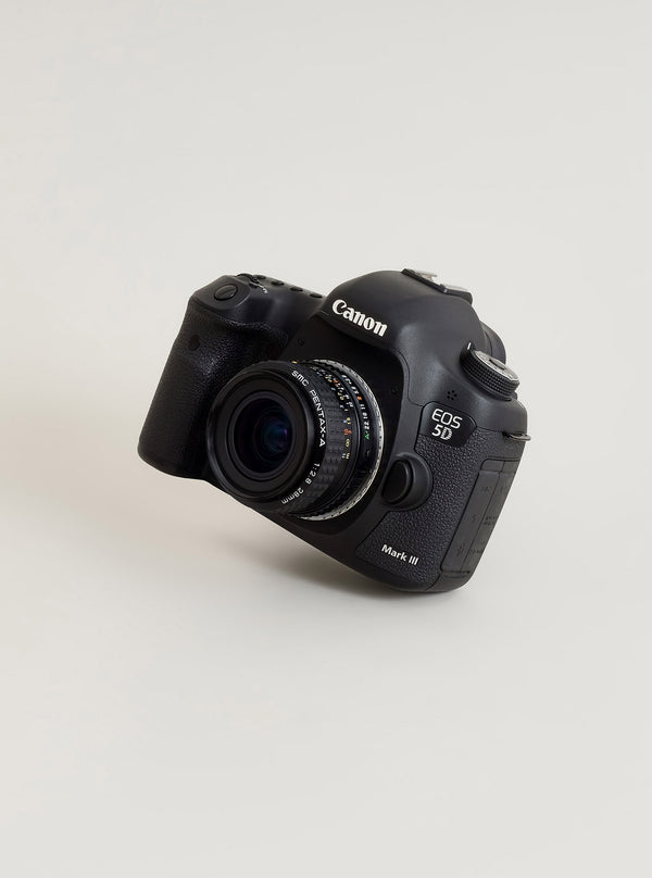 Pentax K Lens Mount to Canon EF-S Camera Mount
