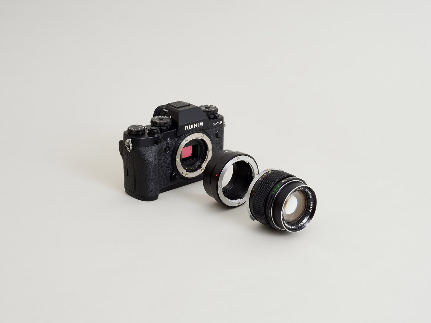 Olympus OM Lens Mount to Fujifilm X Camera Mount
