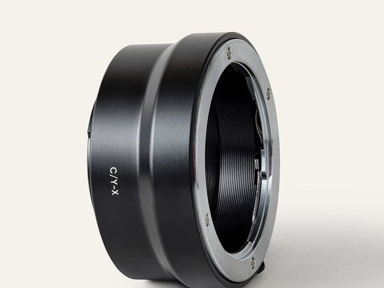 Contax/Yashica (C/Y) Lens Mount to Fujifilm X Camera Mount