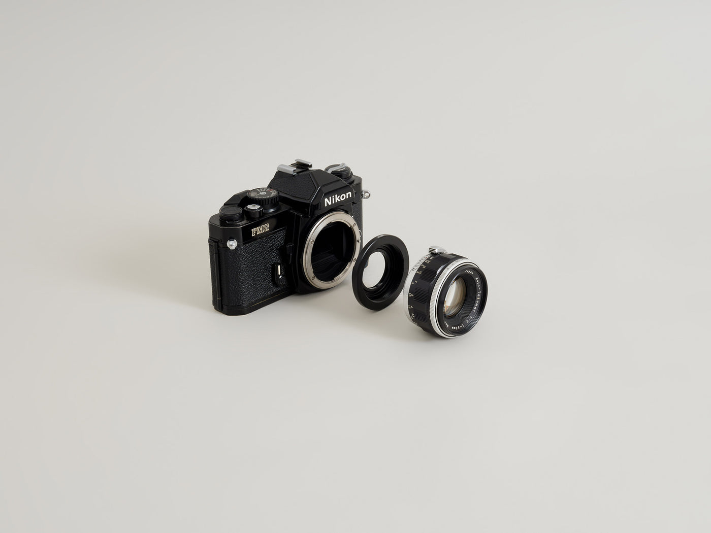 M42 Lens Mount to Nikon F Camera Mount (with Optical Glass)