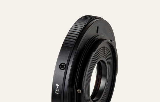 Canon FD Lens Mount to Nikon F Camera Mount (with Optical Glass)