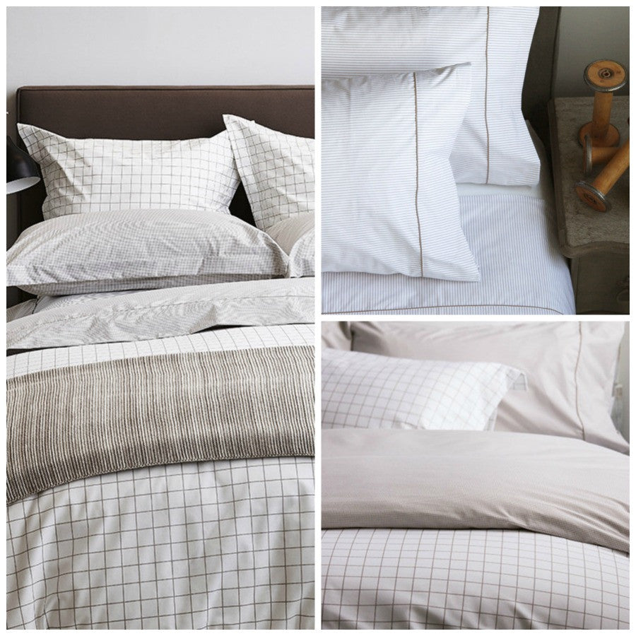 Au Lit Fine Linens - Taylor, Timothy, & Thomas Taupe Collections