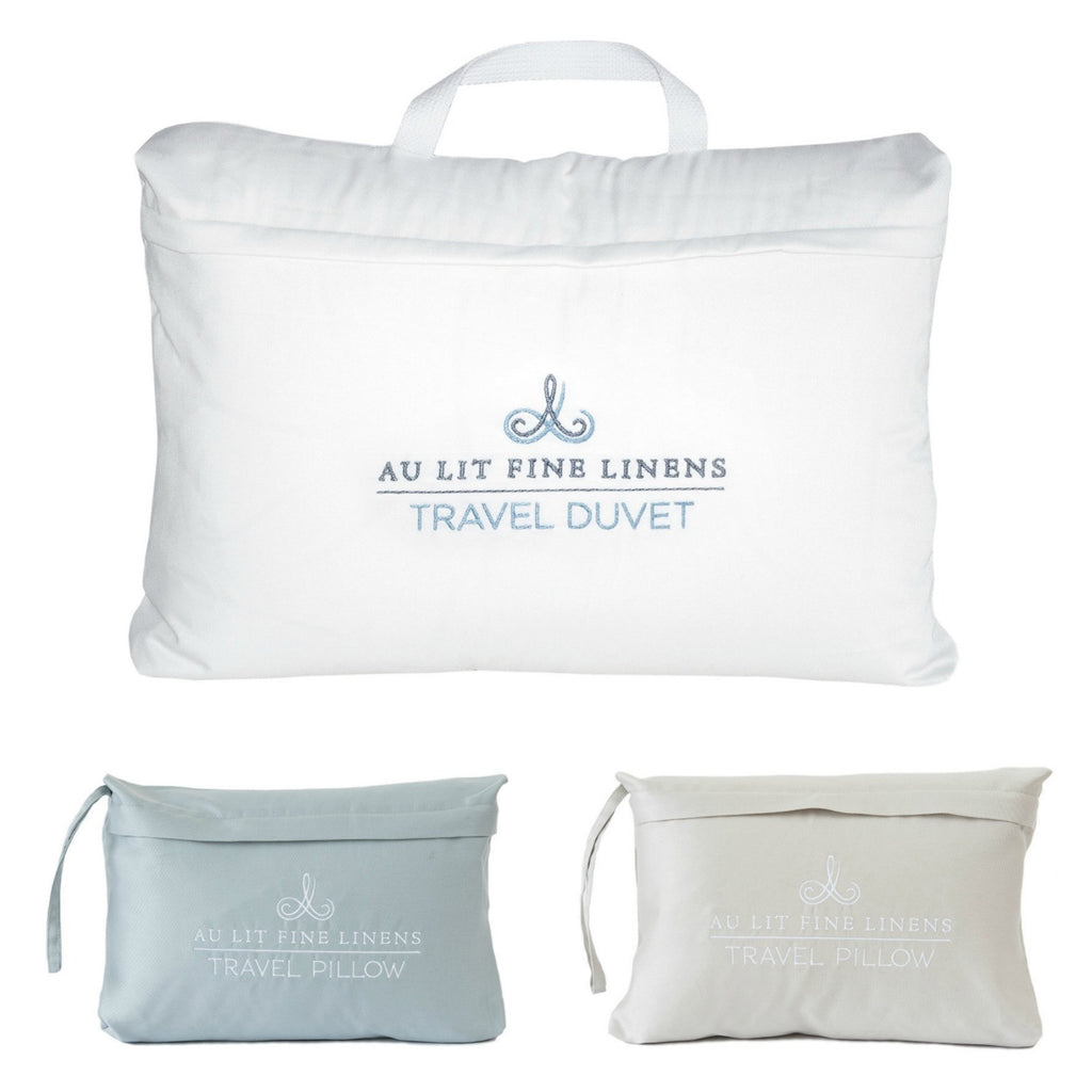 Au Lit Fine Linens Travel Pillows & Duvet