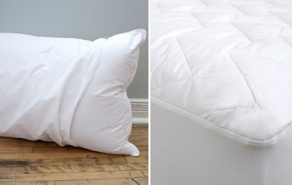 Au Lit Fine Linens: Pillow Protector & Mattress Pad