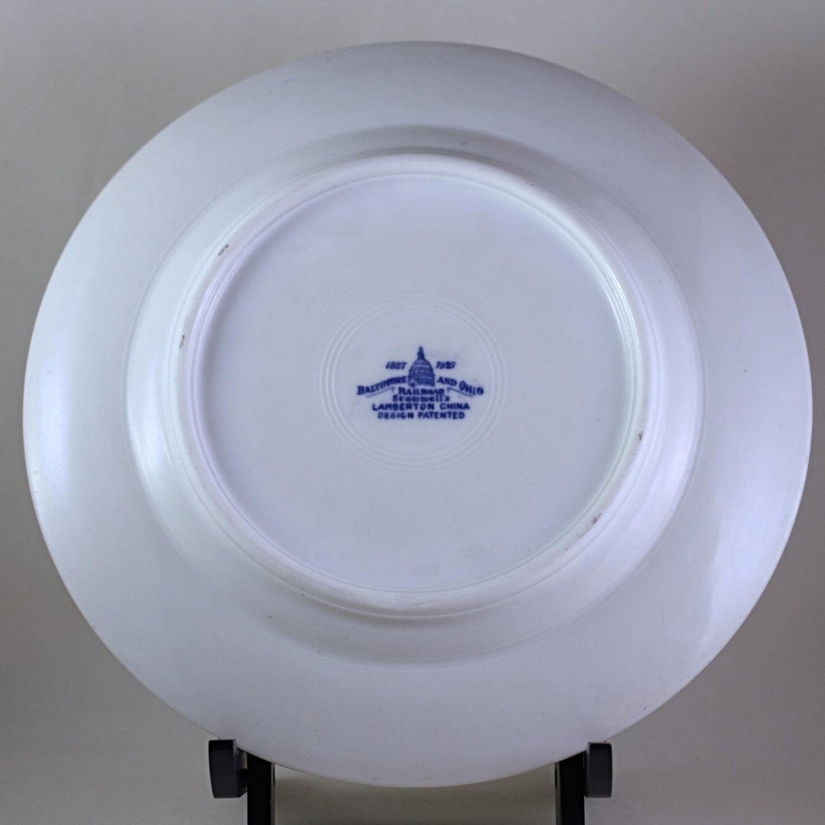 Details about   B&O Baltimore & Ohio Railroad Dining Car China 10.5" Plate Scammell's Lamberton 