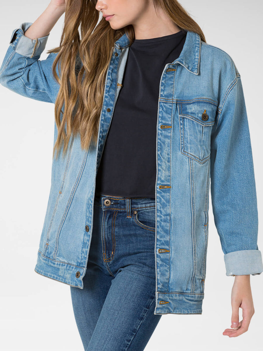 AVA - Oversized denim jacket | Outland Denim – Outland Denim Canada