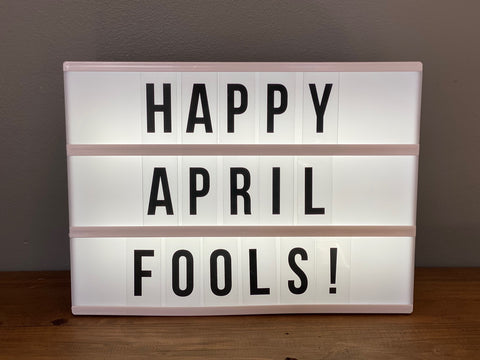 Happy April Fool's Day