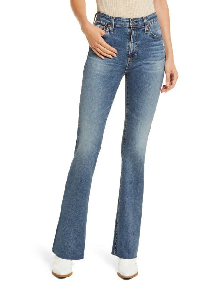 FARRAH FRAY HEM BOOTCUT JEANS – Margaret O'Leary