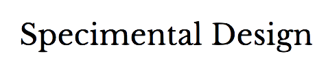 Specimental Design Logo