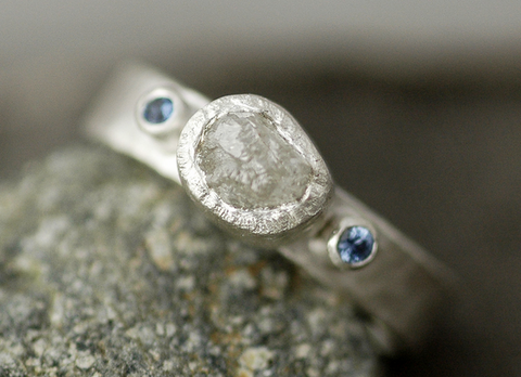 Rough Diamond Ring