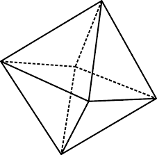 Octahedron geometric image