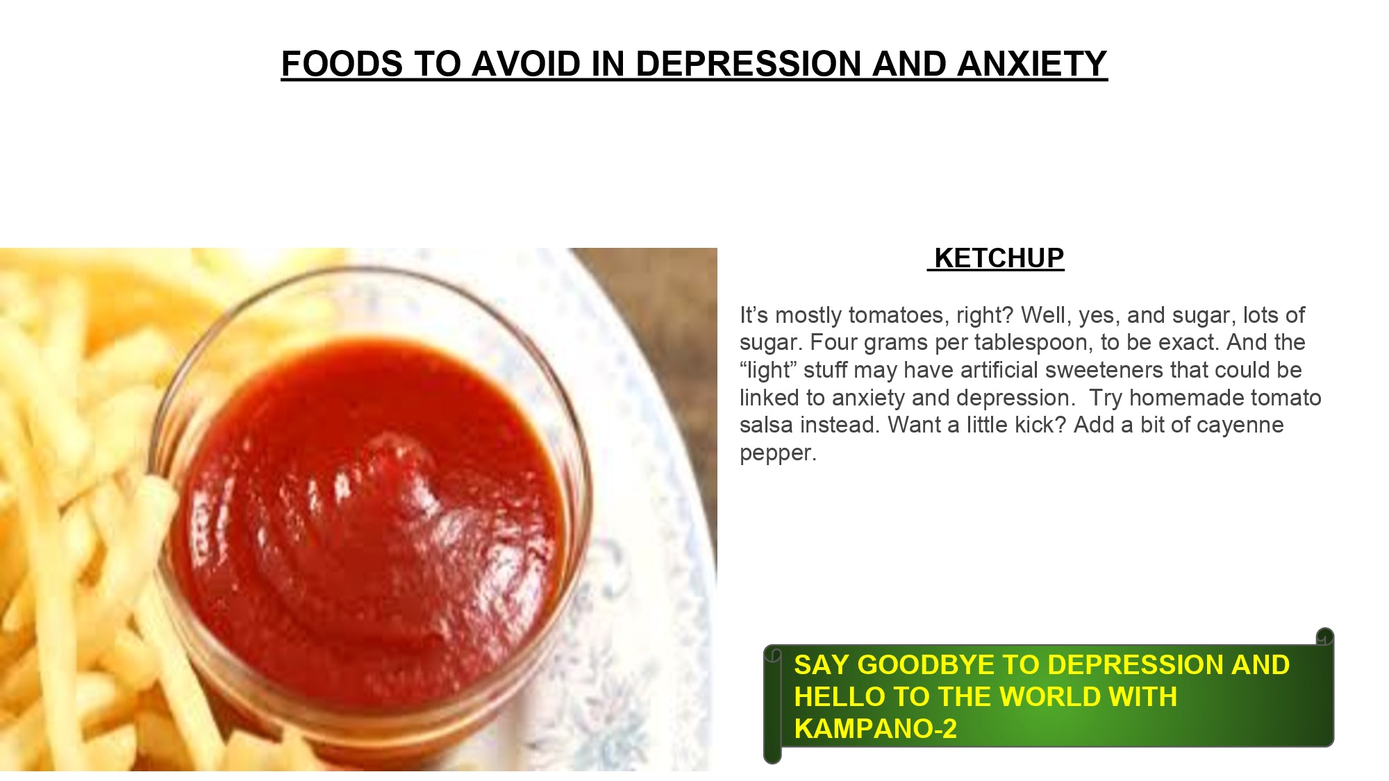 avoiding food that causes depression 