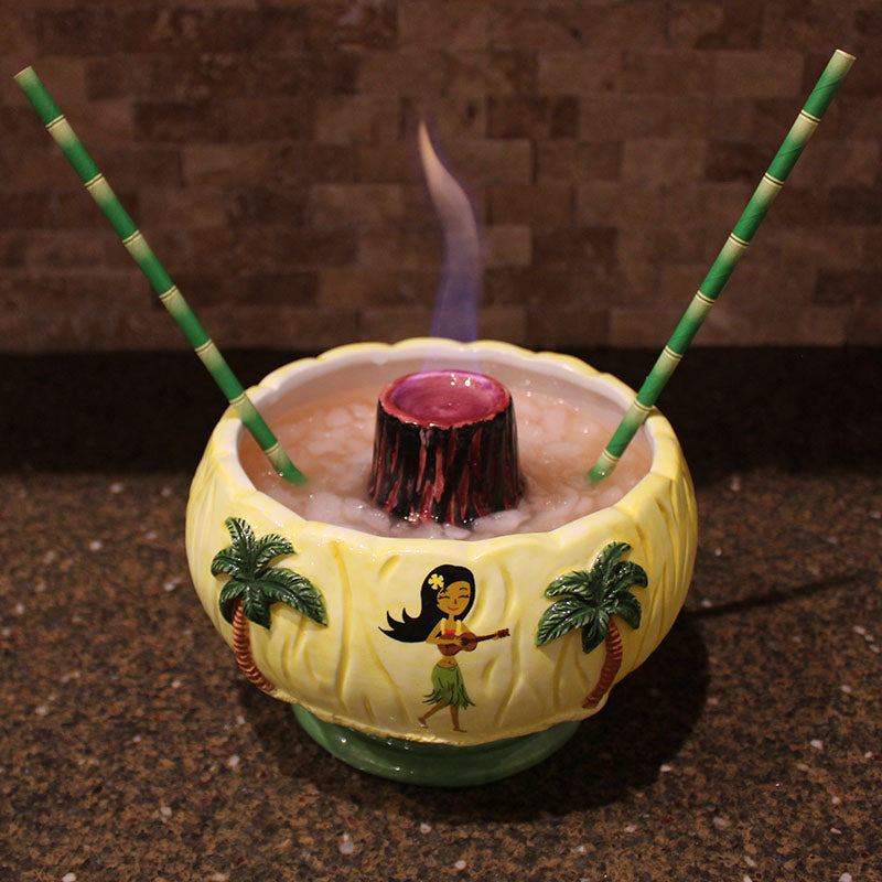 ceramic volcano bowl