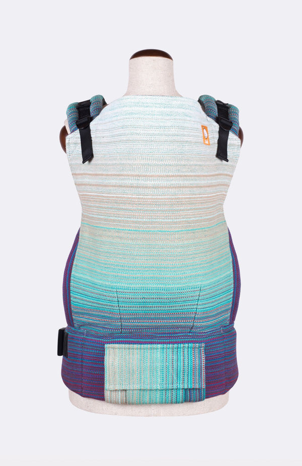 Baby Tula Half Toddler WC - Stewed Rhubarb Thrive Peacock Weft