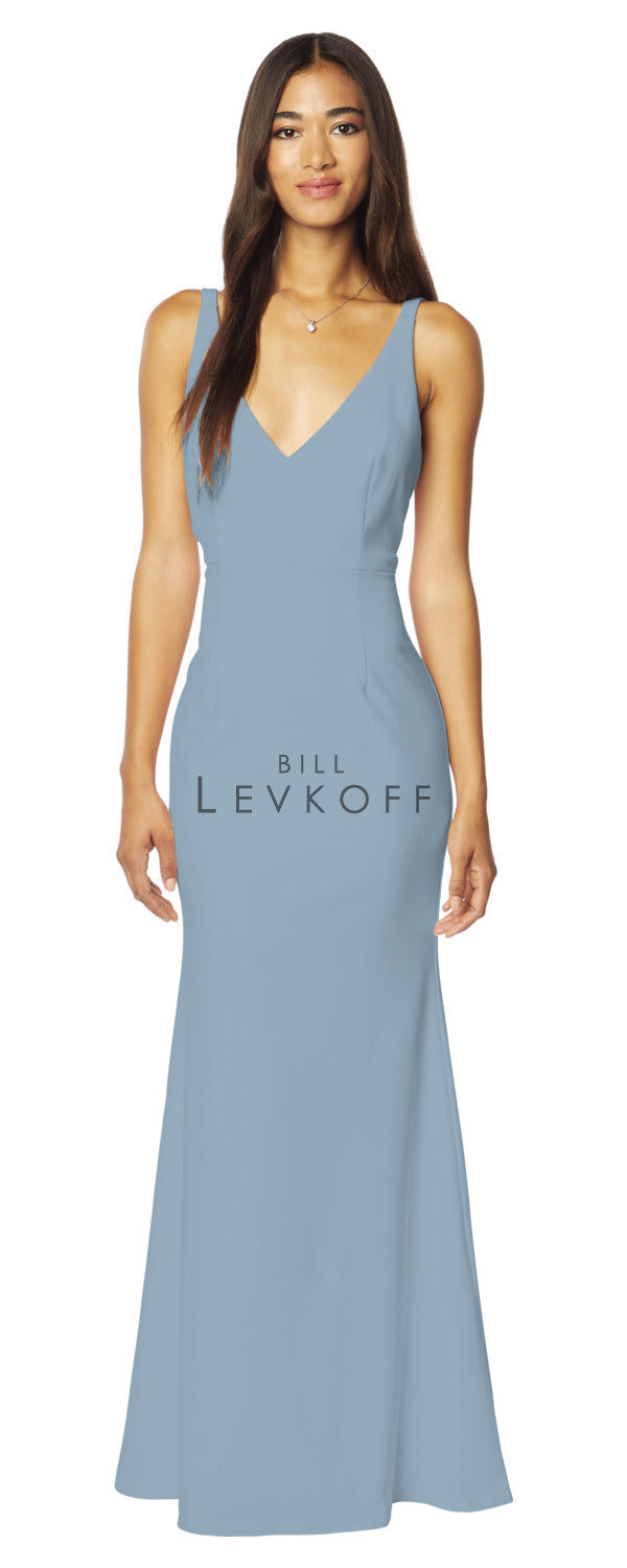 bill levkoff slate bridesmaid dresses