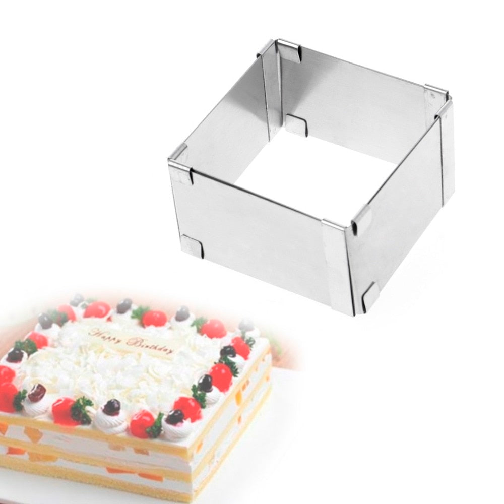 adjustable square cake pan